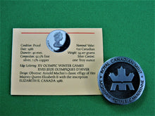 Load image into Gallery viewer, Currency - Silver Coin - $20 - 1985 - RCM - Olympic Winter Games - Coin 1 - Downhill Skiing
