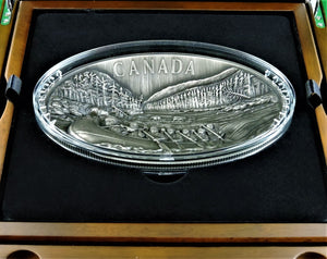 Currency - Silver Coin - $250 - 2018 - RCM - The Voyageurs