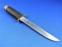 Load image into Gallery viewer, Knife - Custom Hand Made Leather Handled Fixed Blade Knife