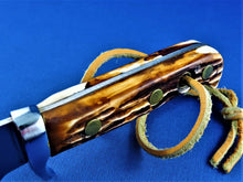 Load image into Gallery viewer, Knife - Tramontina Hunting Knife with Leather Wrist Strap