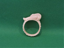 Load image into Gallery viewer, Inuit Art - Ivory Ring - Bird Resting