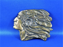 Charger l'image dans la galerie, Belt Buckle - Native American Indian Chief Head