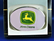 Load image into Gallery viewer, Belt Buckle - John Deere Pink Metal
