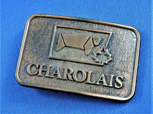 Load image into Gallery viewer, Belt Buckle - Charolais Bull