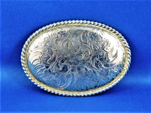 Load image into Gallery viewer, Belt Buckle - Alpaca Mexico Silver Carved Belt Buckle
