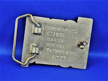 Charger l'image dans la galerie, Belt Buckle - "Henry" - Solid Brass Baron Buckle - 4070