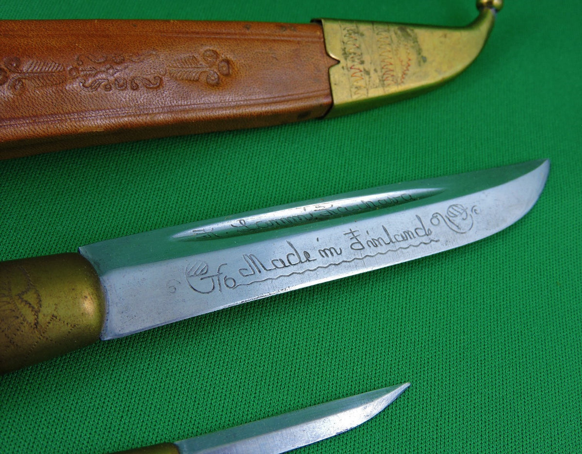 Ligegyldighed tåbelig Passende Knife - Iisakki Jarvenpaa Puukko Combination Knife Set – Sold Outright