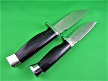 Load image into Gallery viewer, Knife - Frost 2 Piece Knife Set Black Fixed Blade - Early Edition