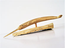 Charger l'image dans la galerie, Inuit Art - Swimming Narwhal - Unicorns of the Sea