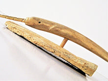 Charger l'image dans la galerie, Inuit Art - Swimming Narwhal - Unicorns of the Sea