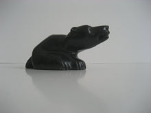 Load image into Gallery viewer, Inuit Art - Black Soapstone Polar Bear