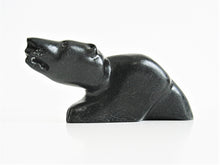 Load image into Gallery viewer, Inuit Art - Black Soapstone Polar Bear