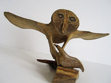 Load image into Gallery viewer, Inuit Art - Snowy Owl and the Raven