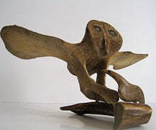Load image into Gallery viewer, Inuit Art - Snowy Owl and the Raven