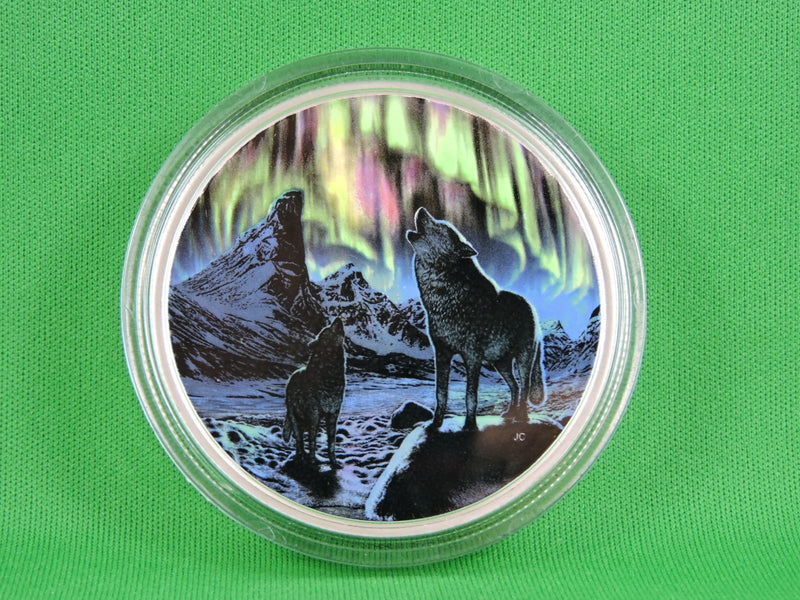 Northern Lights in the Moonlight - 2016 $30 Silver Coin