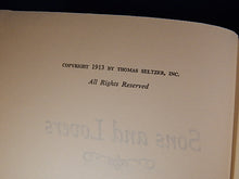 Load image into Gallery viewer, Book - 1913 - Sons and Lovers - By D. H. Lawrence

