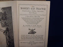 Load image into Gallery viewer, Book - 1924 - The Modern Gas Tractor - By Victor W. Page
