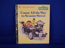 Load image into Gallery viewer, Children's Book - Little Golden Book - 1985 - Count All the Way to Sesame Street
