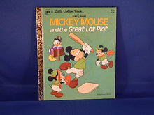 Load image into Gallery viewer, Children's Book - Little Golden Book - 1978 - Mickey Mouse and the Great Lot Plot
