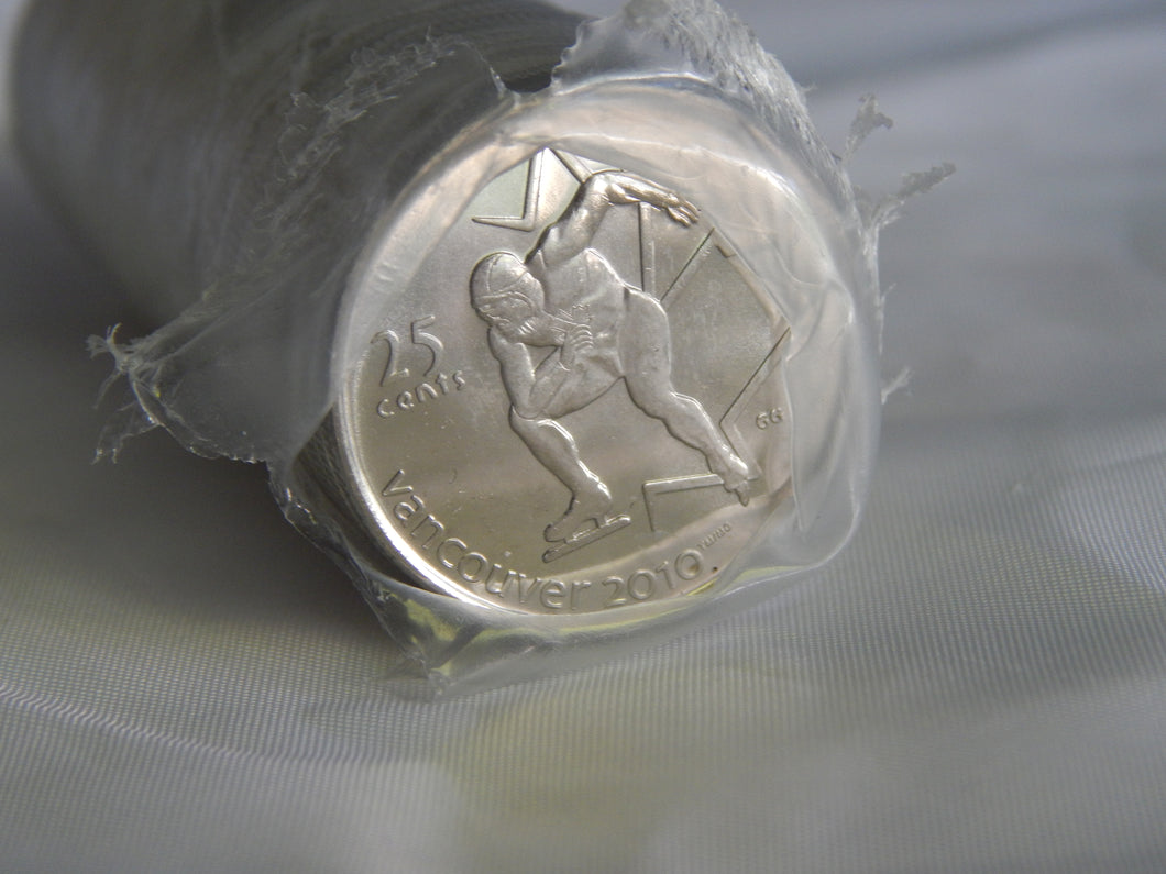Coins and Currency - Uncirculated Roll - Speed Skating