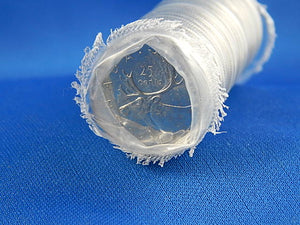 Coins and Currency - Uncirculated Roll - Canadian Cariboo Quarter 2001