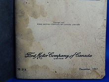 Load image into Gallery viewer, Book - 1947 - Repair Manual - By Ford Motor Company of Canada
