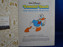 Load image into Gallery viewer, Children's Book - Little Golden Book - 1987 - Donald Duck - Some Ducks Have All The Luck
