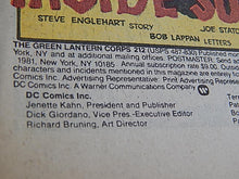 Load image into Gallery viewer, DC Comics - The Green Lantern Corps - Sinestro Strikes - #217 - October 1987
