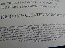 Load image into Gallery viewer, Dark Horse Comics - Comic's Greatest World Division 13 - Week 1 - September 1993
