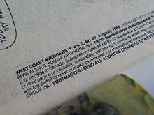 Charger l'image dans la galerie, Marvel Comics - Avengers West Coast - #47 - August 1989
