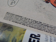 Charger l'image dans la galerie, Marvel Comics - Avengers West Coast - #47 - August 1989
