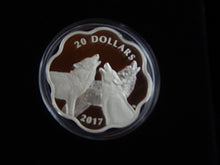 Load image into Gallery viewer, Currency - Silver Coin - $20 - 2017 - Royal Canadian Mint - Master of the Land the Timber Wolf
