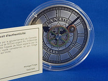 Load image into Gallery viewer, Currency - Silver Coin - $50 - 2017 - Royal Canadian Mint - Peace Tower Clock 90th Anniversary
