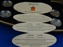 Load image into Gallery viewer, Currency - Millennium Commemorative Coin Set - 25 Cents x 12 - 1999 - Royal Canadian Mint
