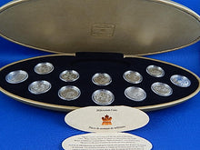 Load image into Gallery viewer, Currency - Millennium Commemorative Coin Set - 25 Cents x 12 - 1999 - Royal Canadian Mint
