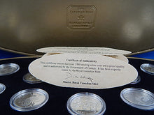 Load image into Gallery viewer, Currency - Millennium Commemorative Coin Set - 25 Cents x 12 - 1999 - Royal Canadian Mint
