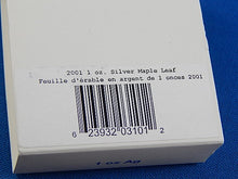 Charger l'image dans la galerie, Currency - Canadian Coin - 1 Oz. Silver - 2001 - Royal Canadian Mint - Silver Maple Leaf
