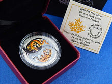 Charger l'image dans la galerie, Silver Coins - $10 Each - 2018 - Yin and Yang Coins - Tiger and Dragon
