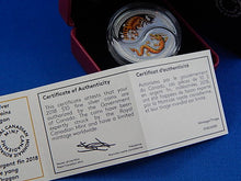 Charger l'image dans la galerie, Silver Coins - $10 Each - 2018 - Yin and Yang Coins - Tiger and Dragon
