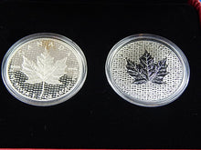 Load image into Gallery viewer, Silver Coins - Two Coin Set - $5 - 2018 - 30th Anniversary of the Silver Maple Leaf (SML)
