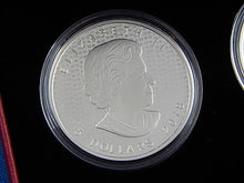 Load image into Gallery viewer, Silver Coins - Two Coin Set - $5 - 2018 - 30th Anniversary of the Silver Maple Leaf (SML)
