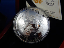 Charger l'image dans la galerie, Silver Coin - $50 - 2017 - Maple Leaves in Motion
