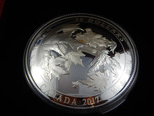 Charger l'image dans la galerie, Silver Coin - $50 - 2017 - Maple Leaves in Motion
