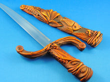 Load image into Gallery viewer, Knife - Decorative Cast Knife and Sheath
