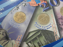 Load image into Gallery viewer, Set of 5 Coins - 25 Cents - 2001 - Americas's Commemorative Quarters
