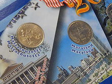 Load image into Gallery viewer, Set of 5 Coins - 25 Cents - 2000 - Americas's Commemorative Quarters
