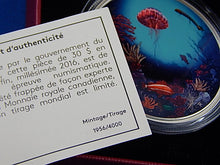 Load image into Gallery viewer, Currency - Silver Coin - $30 - 2016 - Royal Canadian Mint - Illuminated Underwater Reef
