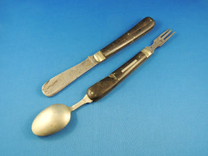 Knife - Civil War Period Combination Knife, Fork and Spoon