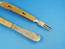 Load image into Gallery viewer, Knife - Civil War Period Combination Knife, Fork and Spoon
