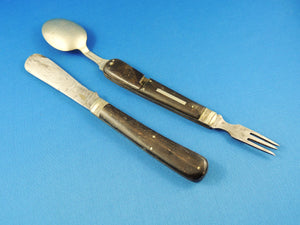 Knife - Civil War Period Combination Knife, Fork and Spoon